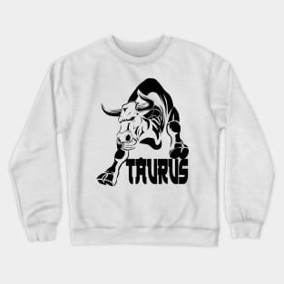 taurus black Crewneck Sweatshirt